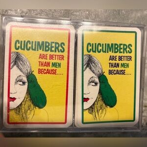 Cucumbers Are Better Than Men Card Game